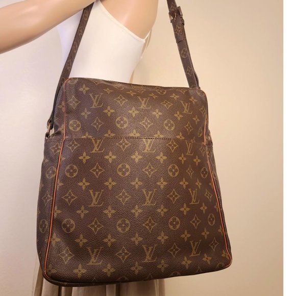 LOUIS VUITTON Shoulder Bag Marceau Gm Monogram Brown Coated Canvas Tote - Picture 3 of 10